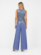 Completo Pantalone e Canotta glicine
