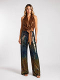 Completo Pantalone e Body multicolor