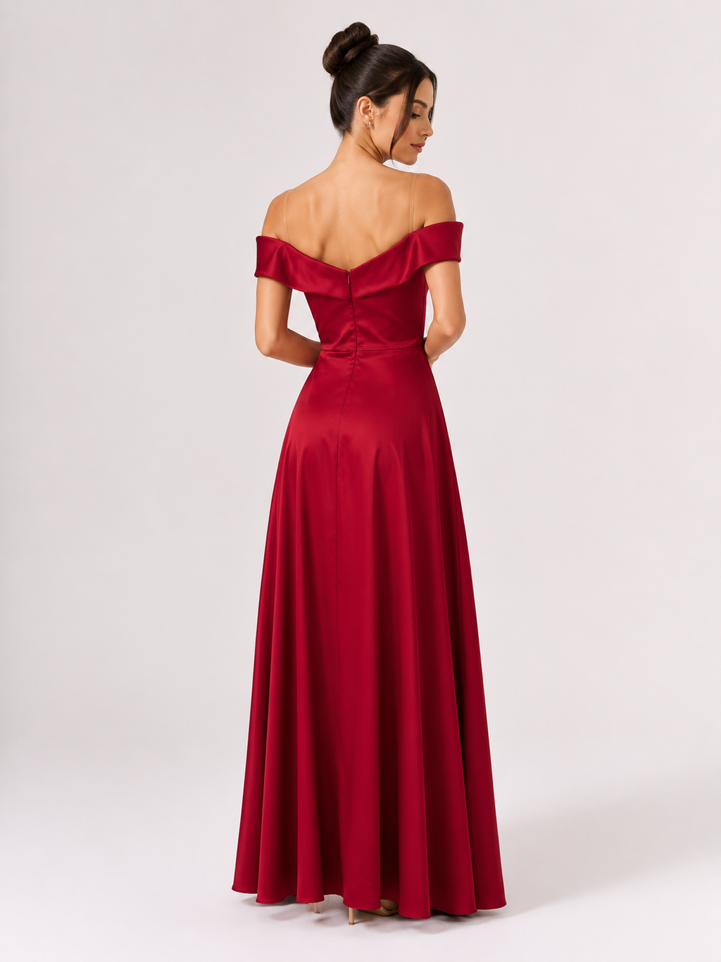 Abito lungo rosso